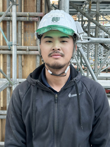 型枠大工チーム／Kさん