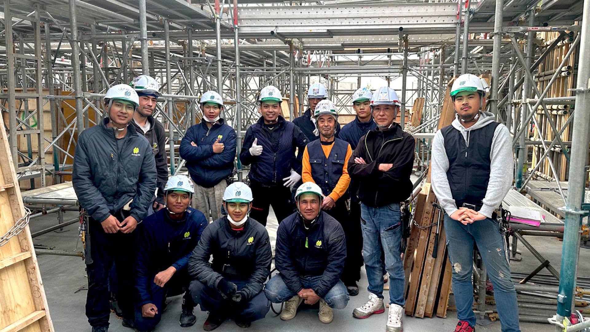 型枠大工チーム